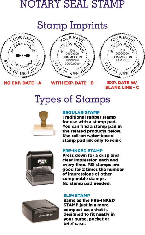 Notary Stamp Seals New Jersey